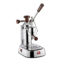 photo europiccola lusso - lever machine with wooden handles 230 v 1